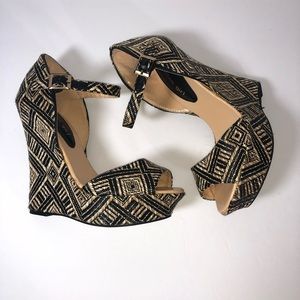Madden Girl Aztec Wedge Sandel Heels